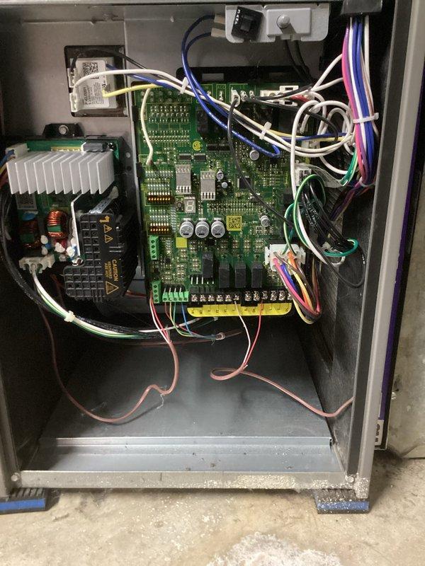 Completed comprehensive cooling tune-up on single outdoor AC unit located in backyard. Performed standard maintenance protocol including inspection of electrical control board and components, verified proper operation of circuit board and power supply module, checked all wire connections and terminals, and replaced air filter which showed moderate dust accumulation. All systems tested and operating within normal parameters upon completion.