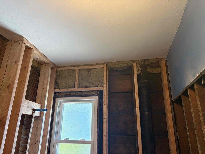 Installed customer-supplied exhaust fan in upstairs bathroom. Mounted fan unit to ceiling joists in attic space, secured electrical connections, and verified proper ventilation ducting. Unit tested and confirmed operational upon completion.