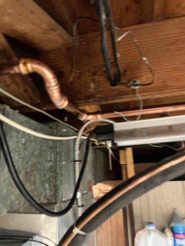 Completed full gas piping system replacement throughout the residence, removing all existing black iron gas lines from the meter to all fixtures and installing new copper piping. Pressurized the entire system to verify leak-free connections, removed and disposed of all old black iron materials, restored gas service, and successfully relit the water heater upon completion.