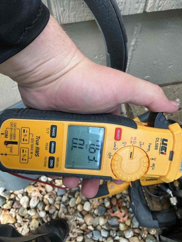 Performed comprehensive AC tune-up on 2007 Amana outdoor unit at single-story ranch home. Removed unit cover for access and completed standard cooling season maintenance inspection. Documented electrical readings with multimeter and inspected indoor air filter, which showed moderate dust accumulation. Coordinated with homeowner regarding upcoming ductwork cleaning scheduled for July 7th to ensure continuity of service.