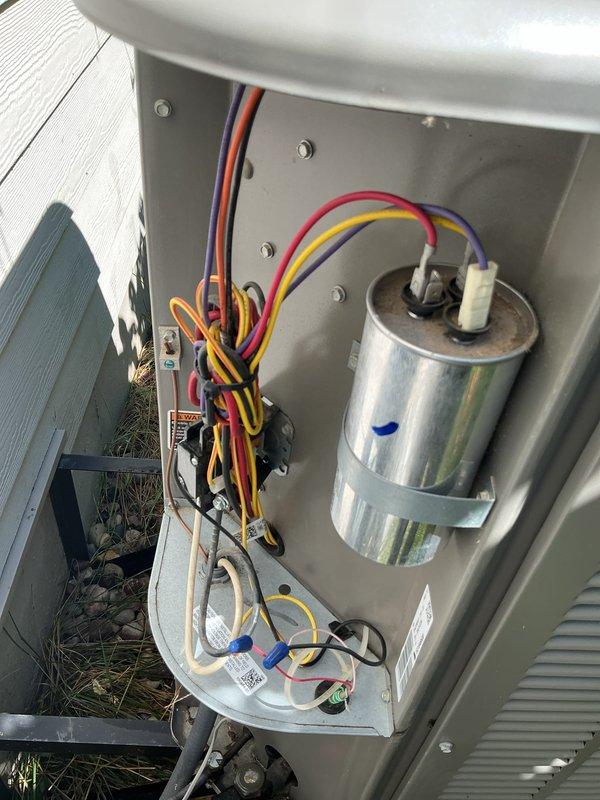 Completed comprehensive cooling system tune-up on single outdoor condensing unit and air handler. Performed full system inspection including electrical components, capacitor, contactor, and blower motor assembly. All components tested and verified operational, connections secured, and system confirmed to be running within manufacturer specifications.