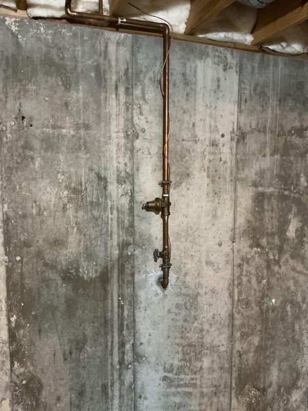 Installed a 40-gallon tall natural gas water heater manufactured by Bradford White Corporation with a 40,000 BTU/hr rating. Connected existing copper supply lines to the new unit and verified all gas connections, safety controls, and proper venting in accordance with manufacturer specifications.