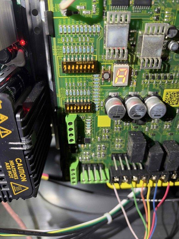 Responded to recall for AC unit short cycling every 20-30 seconds due to suspected wiring issue. Upon inspection, accessed control board and power module to diagnose electrical fault. Identified and corrected wiring problem on circuit board, verified all connections to control module and capacitors were secure, and tested system operation. Unit now cycling properly with no further short cycling observed.