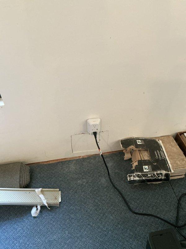 Completed installation of three new electrical circuits per approved estimate specifications. Additionally installed customer-supplied Ring camera device with appropriate mounting hardware and power connection. All work performed to code requirements with proper testing and verification of circuit functionality.