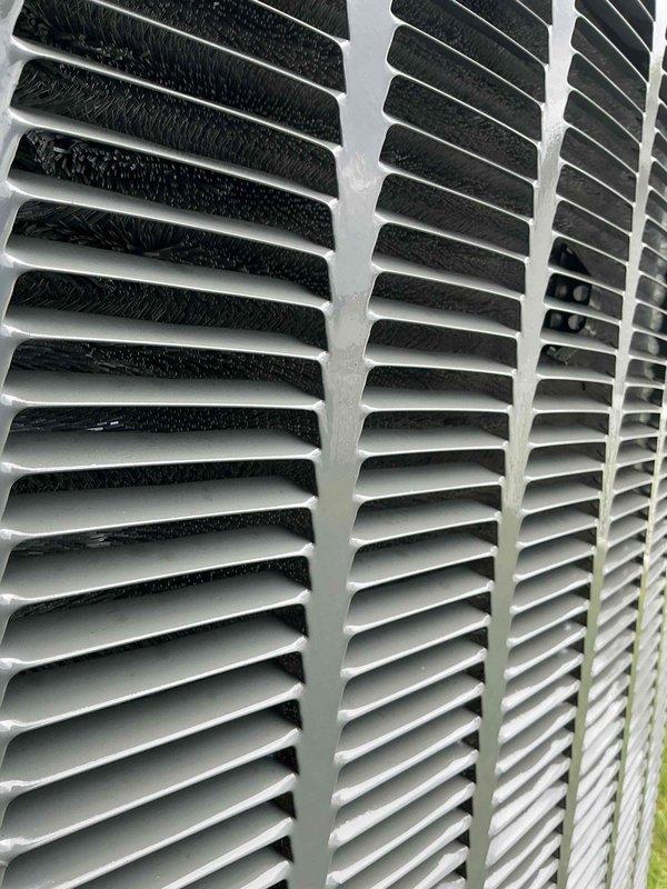 Completed preventive maintenance tune-up on residential air conditioning system under 10 years old per Home Depot service agreement. Performed comprehensive inspection of indoor air handler unit, verifying proper operation of blower motor assembly, control board functionality, and electrical connections at terminal block. Exterior condenser unit showed moderate dirt and debris accumulation on louvers and coil fins, which was cleaned to restore optimal airflow and heat transfer efficiency.