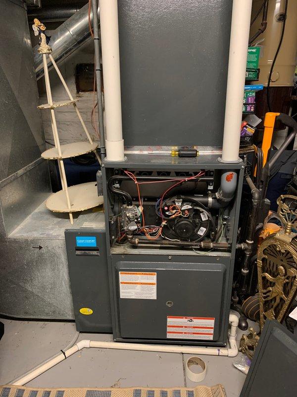 Completed cooling system tune-up on a single outdoor unit over 10 years old located in the backyard. Performed standard maintenance including inspection of all major components, verified proper operation of the blower motor and electrical connections, checked refrigerant levels, and cleaned accessible components. System tested and confirmed operational upon completion.
