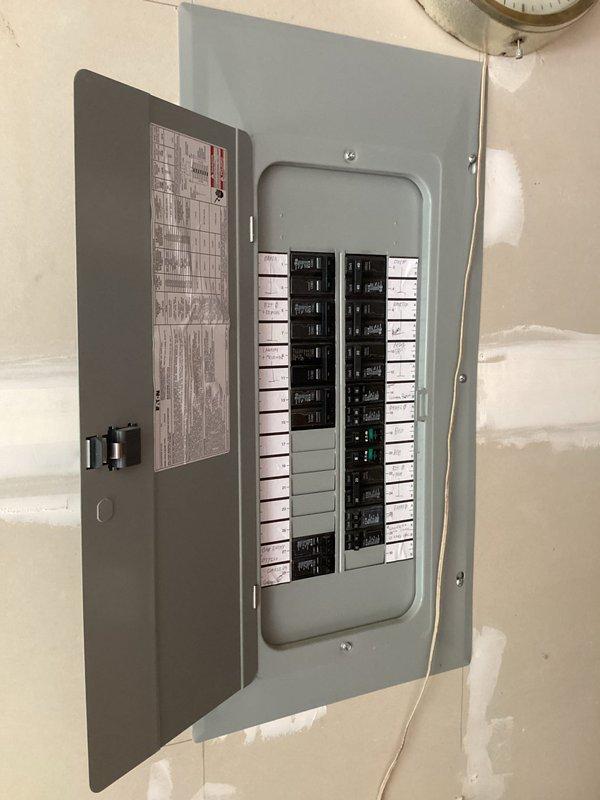 Completed comprehensive Elite electrical inspection of residential property. Thoroughly examined main electrical panel, documenting breaker configuration, circuit labeling system, and overall panel condition. Inspected digital utility meter installation, verified proper mounting and seal integrity, and confirmed meter functionality and communication indicators are operational. All electrical components photographed for documentation purposes, with no immediate safety concerns identified during the audit.