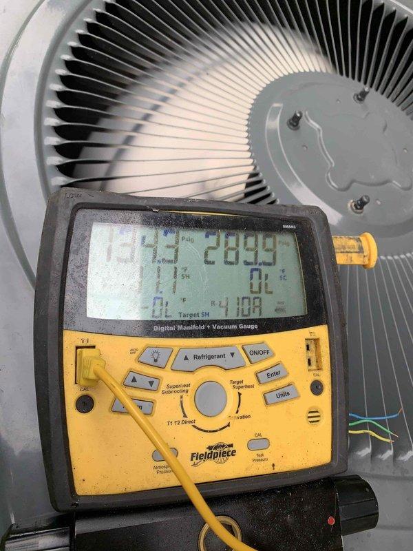 # Compressor Replacement Under Warranty

Replaced failed compressor on residential air conditioning system under manufacturer warranty. Unit serial number 2204480526 was serviced with new compressor delivered from supplier. System was evacuated, new compressor installed, and refrigerant charge verified using digital manifold gauges. Post-installation diagnostics confirmed proper superheat readings and system operation. Failed compressor retained per warranty requirements for manufacturer return.