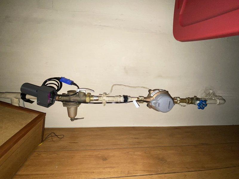 Responded to a no hot water call and found a 19-year-old gas water heater that had failed. Removed and properly disposed of the existing unit, which showed signs of significant water damage and deterioration at the base. Installed a new 40-gallon gas tall water heater with proper venting and gas connections. Replaced the cold water drop with new 3/4" copper piping, including slip coupling, tee, and 90-degree fittings above the unit. Installed a new 3/4" pressure reducing valve to protect the system. Tested all connections for leaks, verified proper gas combustion, and confirmed hot water restoration throughout the home. Applied required plumbing identification sticker and completed work under permit #26PLU-18271.
