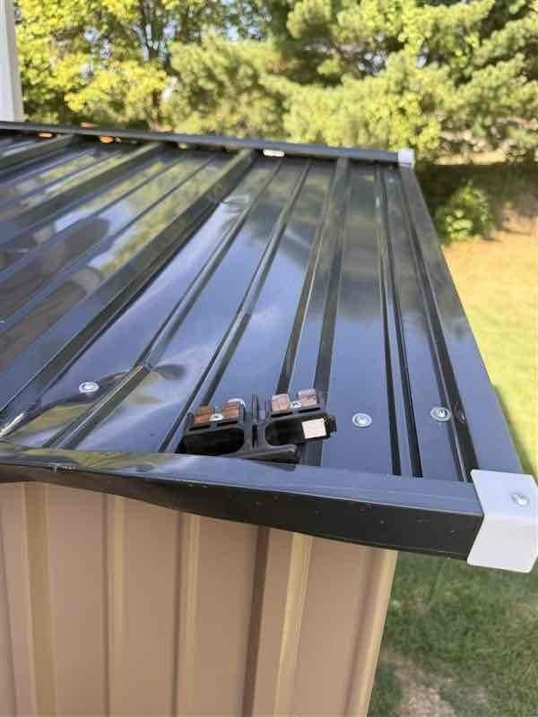 Responded to return service call to locate missing disconnect component from previous repair visit. Searched shed roof above outdoor air conditioning unit as indicated by service notes. Unable to locate original disconnect stab. Proceeded to install new electrical disconnect at outdoor unit. Verified proper electrical connections, tested system operation, and confirmed unit returned to normal heating and cooling function.