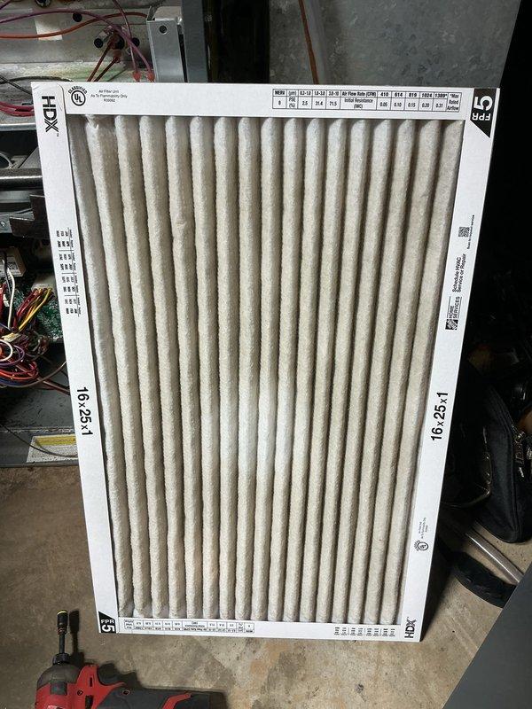 Completed furnace tune-up on 3-year-old unit located in basement. Performed comprehensive inspection of internal components including blower motor assembly, electrical connections, wiring harnesses, and circuit boards. Inspected 16x25x1 air filter for proper airflow and system efficiency. All mechanical and electrical components found operating within normal parameters.