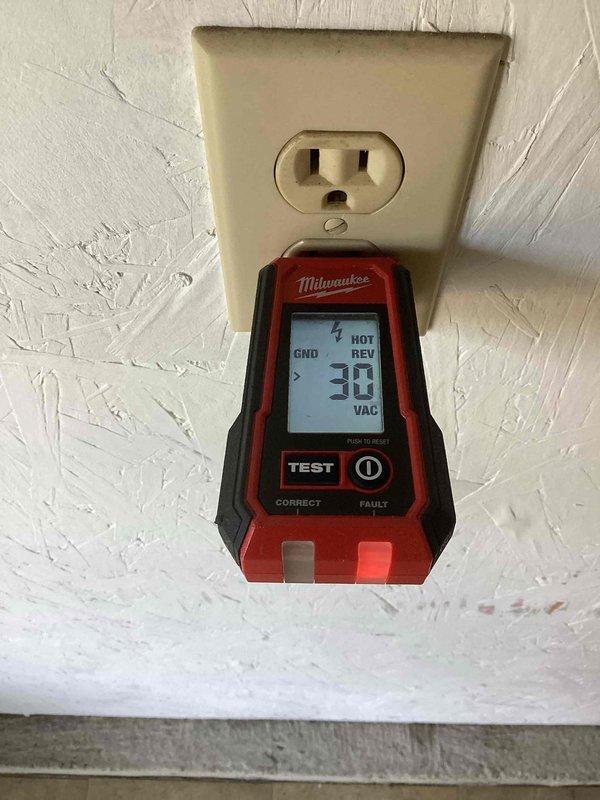 Conducted electrical system assessment and fixture estimate verification. Inspected main electrical distribution panel, documenting circuit breaker configuration and wire routing for existing installation. Performed outlet testing using calibrated electrical tester to verify proper grounding, polarity, and voltage levels, confirming 120VAC reading and correct wiring configuration. Reviewed previous estimate documentation to determine applicability for current scope of work and identify any necessary updates to fixture specifications or installation requirements.