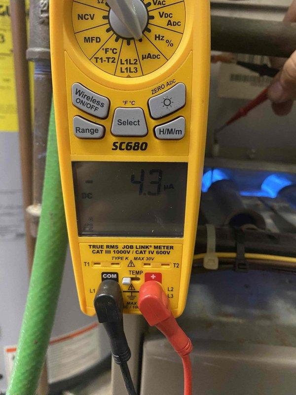 # HVAC Supertune Service Completed

Performed comprehensive supertune maintenance on residential air conditioning system per Home Depot work order HD#F61837123. No customer-reported issues or symptoms at time of service. System age undetermined.

## Work Performed

Conducted complete system inspection and diagnostics on outdoor condensing unit and indoor air handler. Performed electrical testing using Fieldpiece SC680 True RMS multimeter to verify proper amperage draw and voltage readings across system components. All electrical measurements within manufacturer specifications.

Inspected indoor blower motor assembly and compartment. Verified proper operation of blower motor and associated control board components. Checked all electrical connections, wire routing, and safety controls for secure mounting and proper function. Inspected heat exchanger area and surrounding components for any signs of wear or damage.

Performed standard supertune procedures including cleaning condenser coils