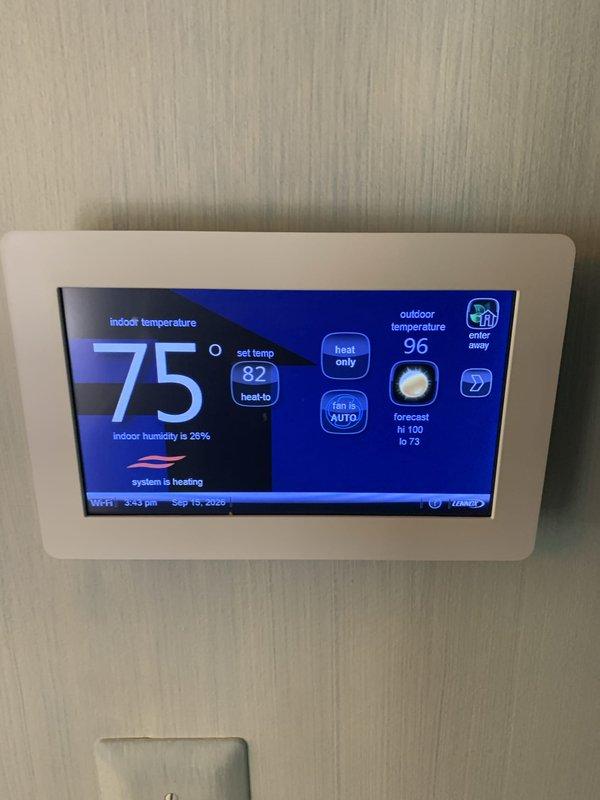 Completed preventive maintenance tune-up on two heating units located in basement. Performed comprehensive inspection and maintenance procedures per U10 protocol on both systems, including filter replacement with 16x20x1 pleated filters. Verified thermostat operation and system response, confirming heat mode functionality with proper temperature control and indoor humidity monitoring at 28%. Customer enrolled in preventive maintenance agreement onsite and scheduled upcoming spring maintenance visit.