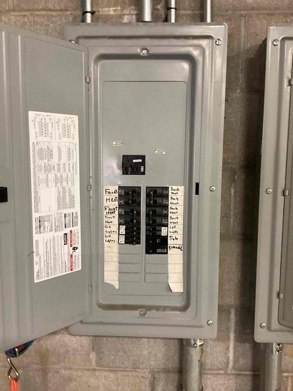 Installed new electrical outlet in kitchen area using 12-4 gauge wiring. Verified proper circuit breaker installation and labeling at main electrical panel, ensuring safe power distribution to the new receptacle.