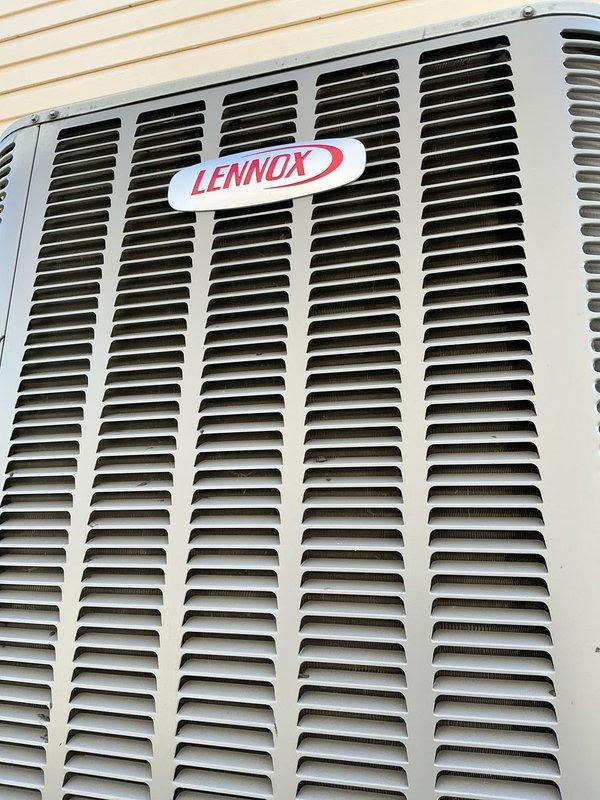 Completed comprehensive super tune maintenance service on two HVAC systems for a residential property. The outdoor Lennox condenser unit located on the side of the home at an elevated position and the basement unit were both thoroughly inspected, cleaned, and serviced according to manufacturer specifications. All components were tested for proper operation, refrigerant levels verified, electrical connections checked, and system performance optimized to ensure efficient operation for the upcoming season.