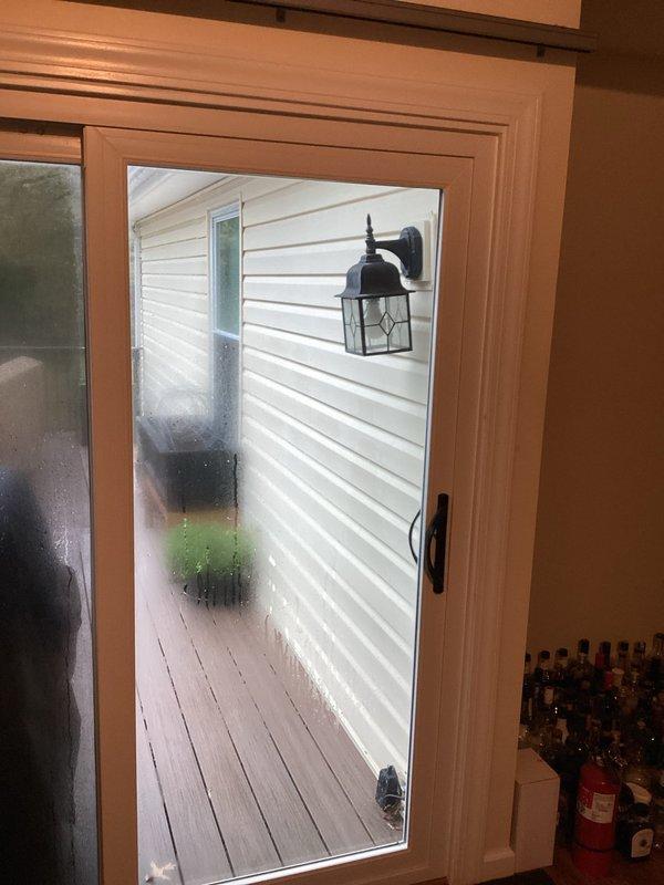 Installed four traditional-style outdoor wall sconces at residential property, including two fixtures mounted to new vinyl siding locations using customer-provided mounting blocks. Completed electrical connections for all four coach-style lanterns with decorative glass panels, ensuring proper wiring, grounding, and weatherproof installation per NEC requirements. Verified proper operation of all fixtures upon completion.
