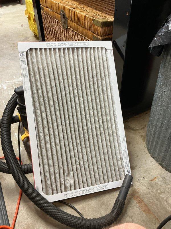 Completed annual heating maintenance on a 9-year-old furnace system. Replaced dirty air filter with new PFCC filter, inspected thermostat operation showing 74°F, and verified all system components functioning properly with no additional accessories requiring service.