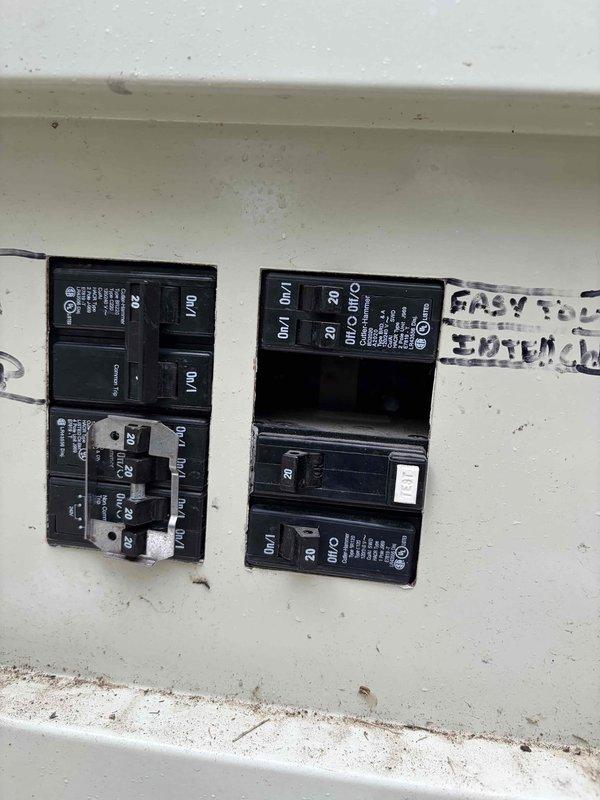 Responded to service call for outdoor GFCI outlet serving pool equipment that was repeatedly tripping. Upon inspection, identified moisture intrusion in the outdoor receptacle box located in the gravel area near the pool. Tested the circuit at the electrical panel, verified proper breaker operation, and traced the circuit to the affected outlet. Replaced the damaged GFCI receptacle, ensured proper weatherproof cover installation, and confirmed all connections were secure and dry. Tested the circuit under load with pool equipment operating, verified no ground faults present, and confirmed stable operation without tripping.
