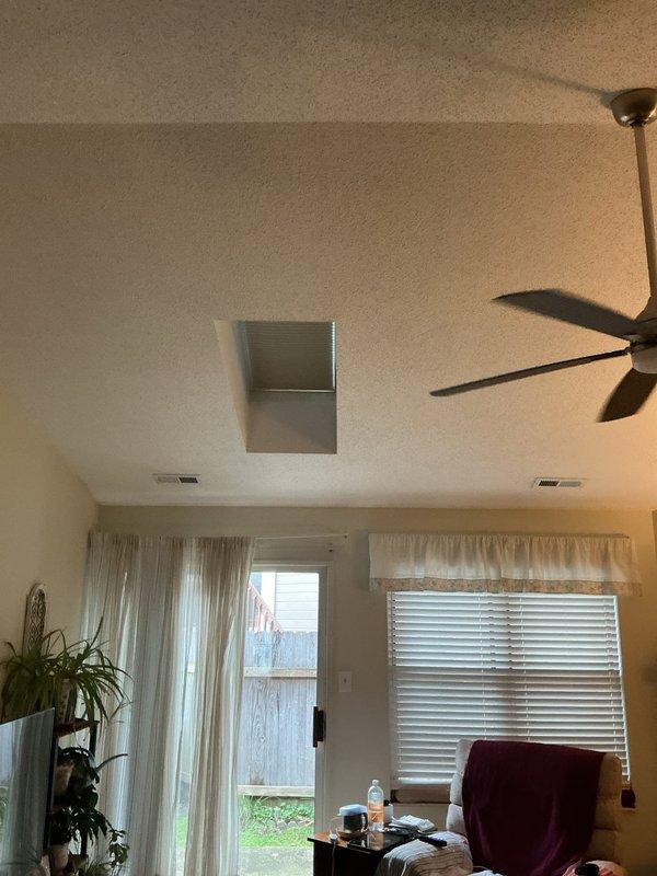 Responded to service call for intermittent banging and knocking noises in walls and vibration under floor, occurring primarily at night in bedroom area over past three years. Inspected 16-year-old furnace unit in utility closet and examined accessible ductwork and refrigerant line set routing throughout home. Evaluated potential thermal expansion/contraction points where metal ductwork and copper line set may contact wood framing or pass through wall cavities, checking for inadequate clearances or missing isolation materials. Documented equipment condition and installation with photos for reference. Advised customer that noises are consistent with normal thermal expansion of ductwork and refrigerant lines as system cycles, particularly noticeable during overnight temperature fluctuations when ambient noise levels are lower.