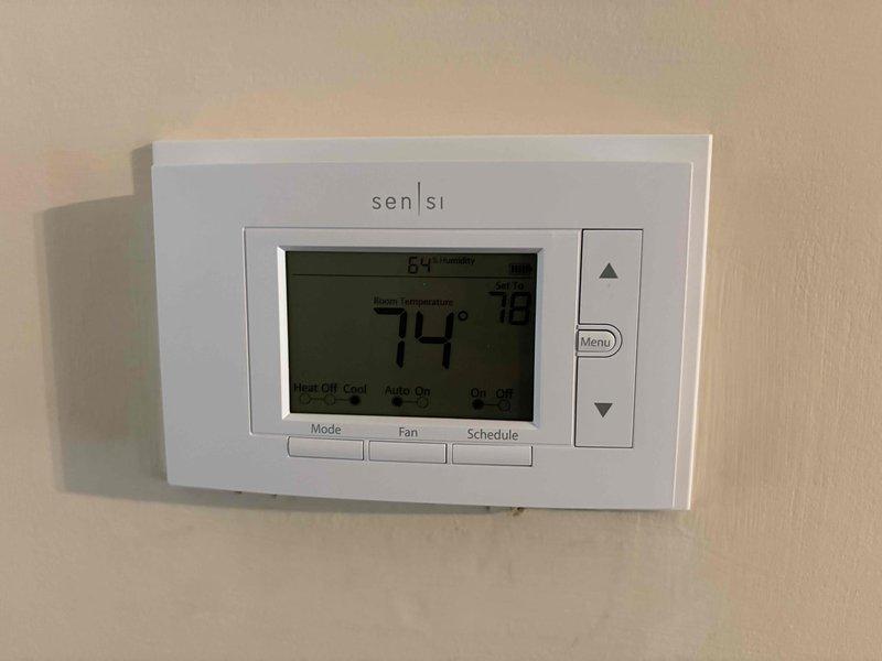 Completed comprehensive heating tune-up on Lennox furnace system located in basement mechanical room. Performed standard maintenance protocol including inspection of heat exchanger, burner assembly, and venting system with dual PVC intake/exhaust configuration. Serviced humidifier unit as requested, checking water supply, drainage, and operational settings. Verified thermostat operation and system cycling, confirming proper communication between Sensi digital control and furnace. All components found operating within manufacturer specifications with no deficiencies noted. System tested and left in proper working order.