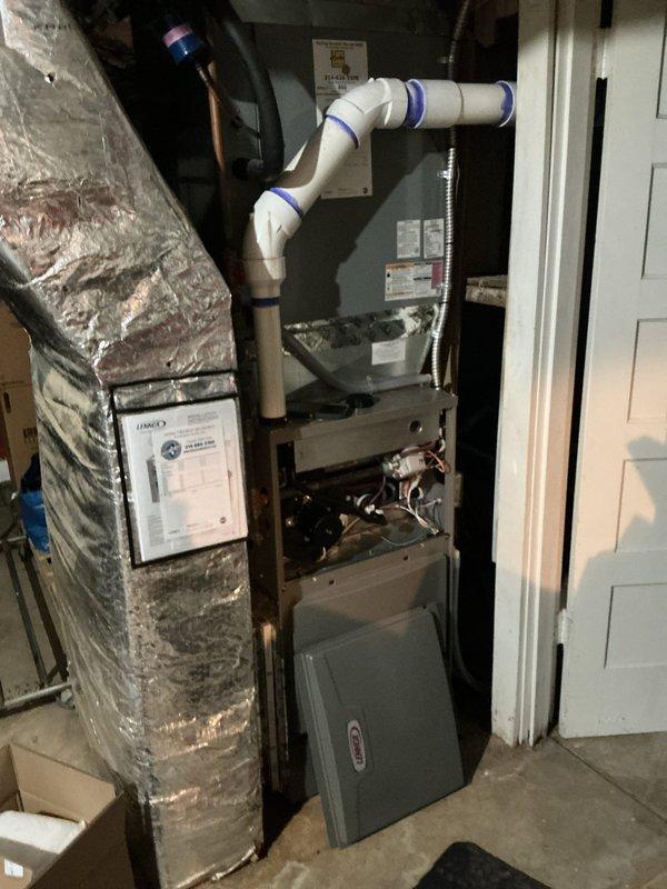 Replaced defective blower motor on HVAC unit serial number 1725F03603 under full warranty coverage. Completed system maintenance and verified proper operation of all components. Removed and disposed of failed blower motor per standard procedures.