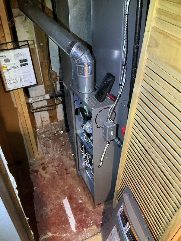 Completed comprehensive heating tune-up on a 2-year-old furnace unit located in the basement. Performed full system inspection including burner assembly, heat exchanger, blower motor, and electrical connections. Verified thermostat operation and calibration, checked all safety controls, and confirmed proper airflow through the return vent system. All components found operating within manufacturer specifications with no issues identified.