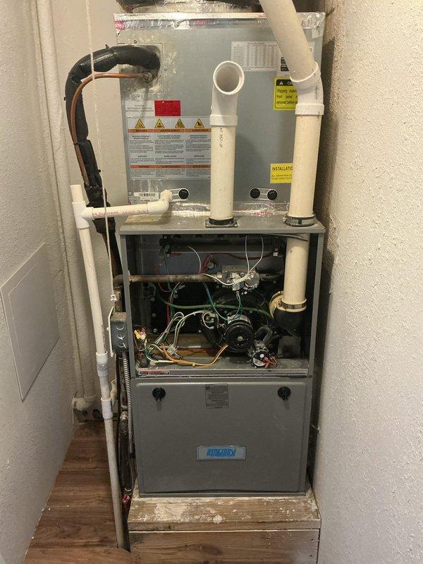 Responded to service call for excessive blower noise on main floor HVAC system. Inspected furnace unit and blower motor assembly, adjusted blower speed settings to reduce operational noise while maintaining proper airflow for system efficiency. Verified thermostat communication and tested system operation to ensure quiet performance at reduced speed setting meets comfort requirements.