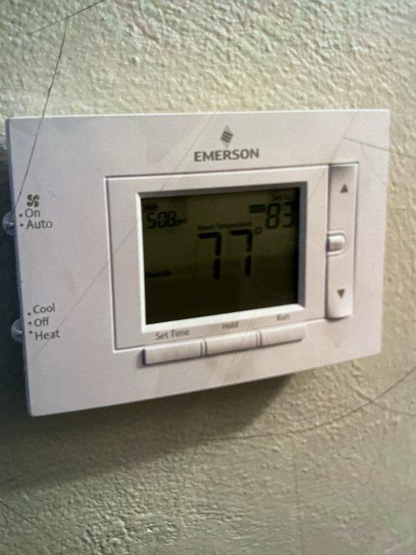Completed heating tune-up on Lennox CBA38MV-036-230-6-01 unit located in basement. Performed comprehensive inspection of furnace components, verified proper operation of blower motor (3/4 HP, 5.2 FLA), checked electrical connections at 208-230V specifications, and confirmed thermostat functionality with Emerson digital control displaying accurate temperature readings. All systems operating within manufacturer specifications with no issues identified.