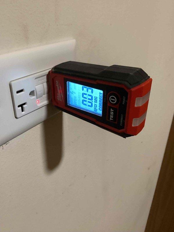 Installed dedicated electrical circuit in utility/storage area. Ran new wiring and installed outlet to support additional load requirements. Verified proper voltage and circuit functionality using digital testing equipment, confirming safe operation of the newly installed circuit.