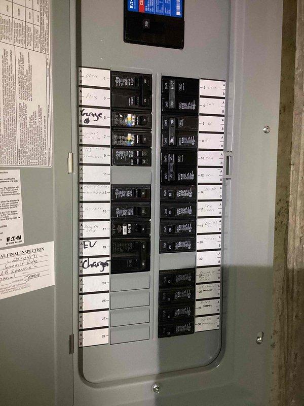 Responded to service call for non-functioning outlet supplying power to hot water heater and radon mitigation system. Performed diagnostic testing in attic space and at main electrical panel to identify circuit failure. Located tripped breaker controlling affected outlet circuit. Tested voltage and continuity at breaker panel using digital multimeter. Reset breaker and verified proper voltage restoration to outlet. Confirmed hot water heater and radon system restored to normal operation upon power restoration.