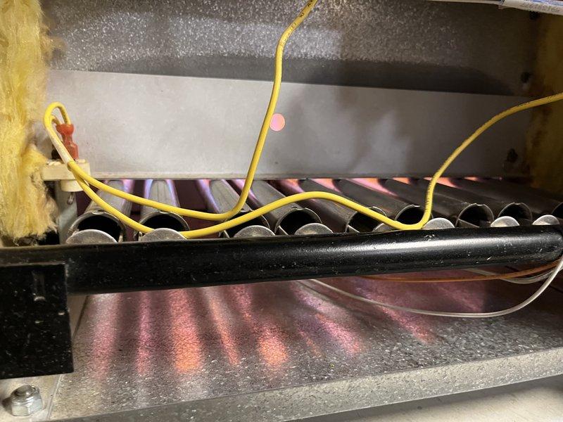Completed comprehensive heating tune-up on 10-year-old furnace located in attic. Performed full system inspection including heat exchanger evaluation, combustion analysis, and operational diagnostics using calibrated testing equipment to verify proper temperature rise and system pressures. All components found operating within manufacturer specifications; unit running efficiently with no issues identified.