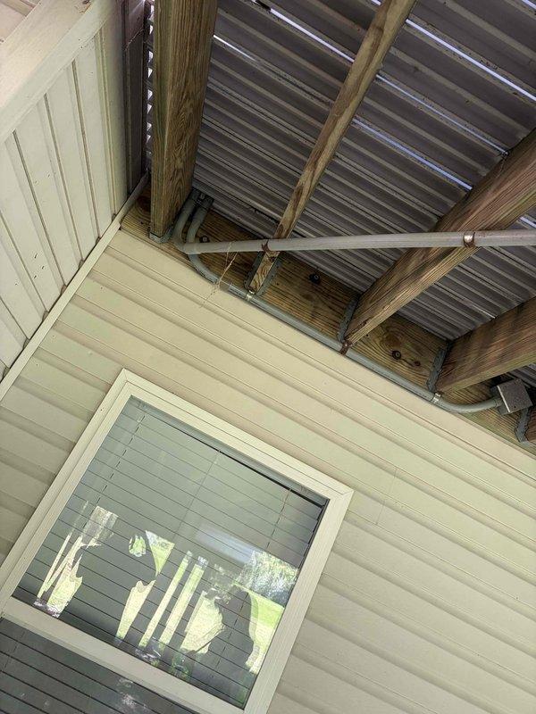 Relocated electrical outlet to new position per customer specifications. Installed two ceiling fans using customer-supplied fixtures, including all necessary wiring connections and mounting hardware. Properly capped and secured outdoor electrical junction box to weatherproof specifications, ensuring code compliance and safety standards.