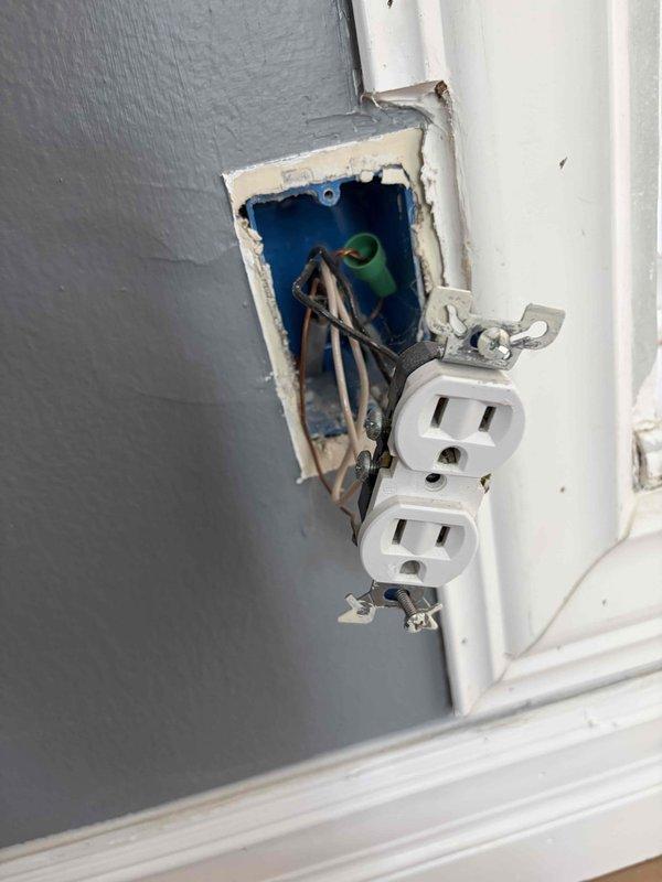 Relocated electrical outlet to new position per customer specifications. Installed two ceiling fans using customer-supplied fixtures, including all necessary wiring connections and mounting hardware. Properly capped and secured outdoor electrical junction box to weatherproof specifications, ensuring code compliance and safety standards.