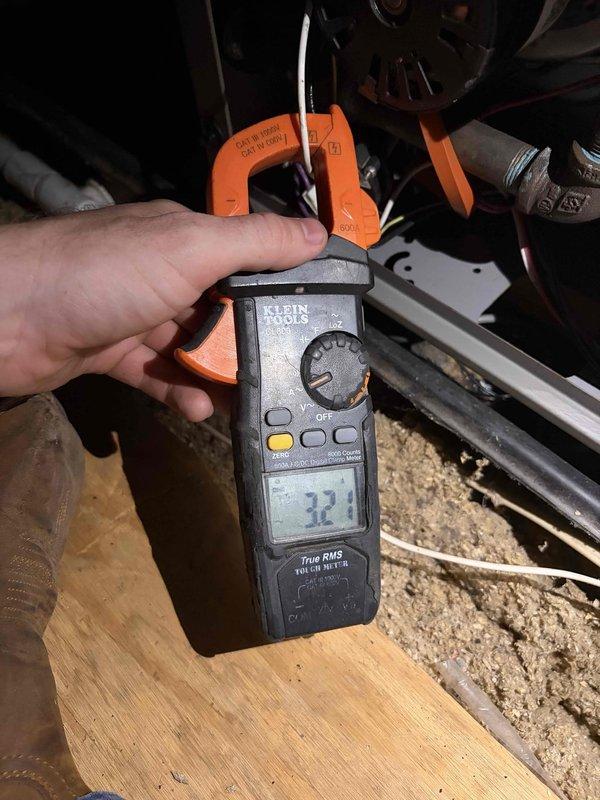 Completed comprehensive heating tune-up maintenance on two furnace units located in basement and attic. Performed full system diagnostics including amperage draw testing with clamp meter showing 32 amps, replaced air filter with new pleated media filter, inspected all mechanical components, verified proper electrical connections, and tested system operation. Both units are functioning within normal operating parameters following preventative maintenance service.