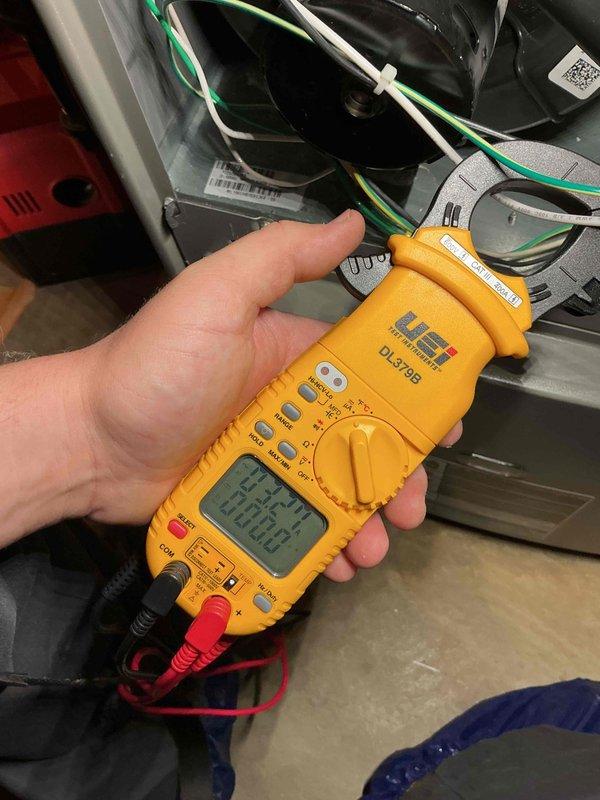 Completed scheduled heating maintenance on basement furnace unit U10. Performed comprehensive tune-up including inspection of blower motor assembly, verified proper operation of fan components, and conducted electrical diagnostics using clamp meter to ensure system is operating within manufacturer specifications for the heating season.