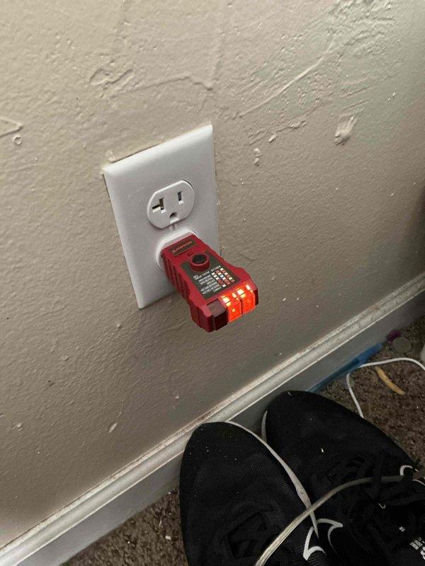 Responded to callback for non-functioning electrical outlets installed previous day. Upon arrival, tested outlets with circuit analyzer and confirmed no power present. Investigated wall cavity and discovered loose wire connections at outlet terminals. Removed outlet from box, identified improperly secured neutral and hot conductors, and re-terminated all connections per NEC standards. Verified proper wire gauge and box fill compliance. Tested outlet functionality with circuit analyzer, confirmed proper wiring configuration and grounding. All outlets now operational and passing electrical testing protocols.