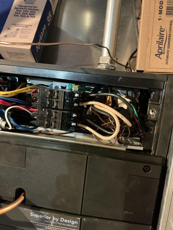 Replaced defective heat kit in HVAC system. Verified electrical connections and tested all circuits with multimeter to ensure proper voltage and amperage readings. System restored to full heating and cooling operation with all components functioning within manufacturer specifications.