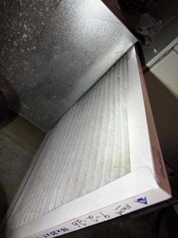 Completed comprehensive heating maintenance tune-up on 15-year-old Trane XR furnace unit that had not received preventive maintenance for several years. System was operating properly upon arrival, and customer requested proactive service before the heating season. Performed full inspection of all furnace components, verified proper operation of gas connections and venting systems, inspected and documented condition of pleated air filter within ductwork, and ensured unit is ready for reliable winter operation.