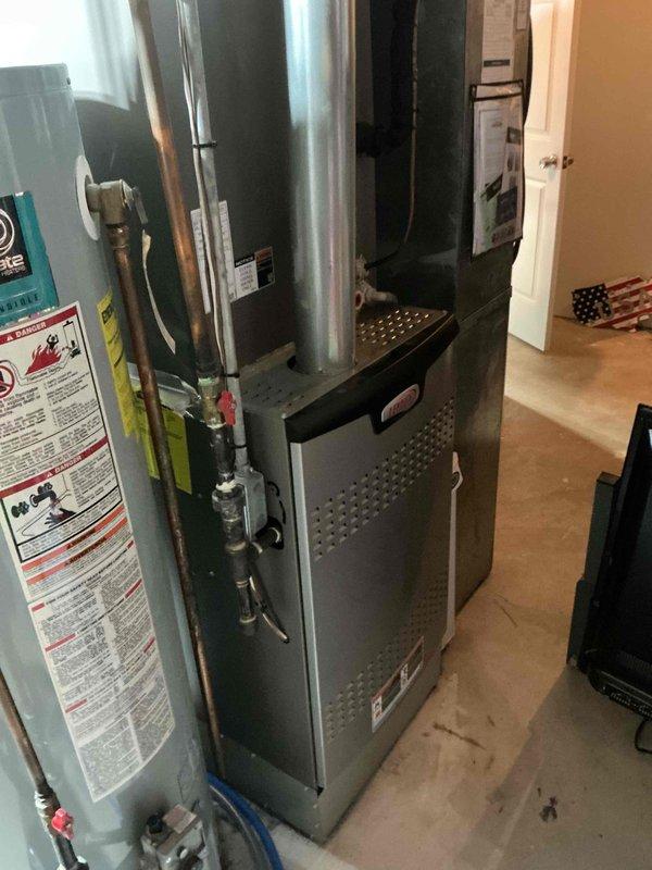 Completed annual heating maintenance and tune-up on 3-year-old Lennox furnace system. Performed comprehensive inspection of all components including burners, heat exchanger, blower assembly, and ductwork connections. System tested and confirmed operating properly with all safety controls functioning as designed, ready for winter season operation.