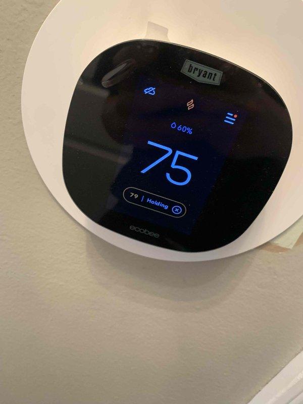 Performed a seasonal tune-up on one gas furnace, including a full system inspection and operational check. Inspected and replaced the pleated return air filter, which showed heavy dust and debris loading, to restore proper airflow. Verified thermostat (ecobee smart thermostat) communication and calling for heat, and confirmed the system was operating normally at completion.