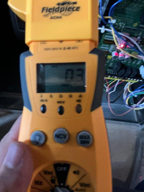 Performed a seasonal heating tune-up on one residential furnace (under 10 years old), including inspection of the control board and wiring connections and electrical diagnostics with a digital clamp meter to verify proper voltage and system operation. Checked thermostat operation and settings to confirm proper communication with the heating system, and serviced the whole-home humidifier as part of the maintenance visit. The system was left operating normally.