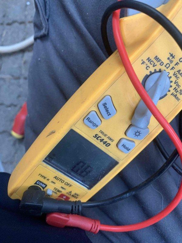 Responded to a no-heat call on a packaged terminal heat pump that was tripping the circuit breaker. Performed electrical diagnostics with a true RMS clamp meter, measuring amperage draw and verifying electrical readings on the unit to isolate the cause of the overcurrent condition. Findings were documented for the repair recommendation on the faulty unit, while the second unit was confirmed to be operating normally.