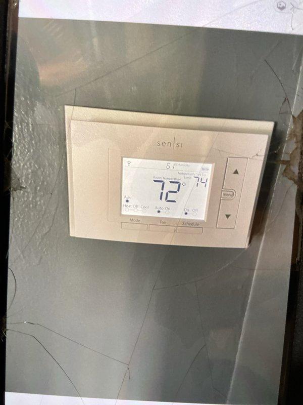 Performed annual heating tune-up on the approximately 2.5-year-old furnace/air handler and verified proper operation, with no deficiencies or issues found. Inspected the Lennox air handler, refrigerant line insulation, and condensate drain, all in clean, intact condition with no signs of frost, rust, or damage. Confirmed the Sensi smart thermostat is communicating and responding to heat set point changes.