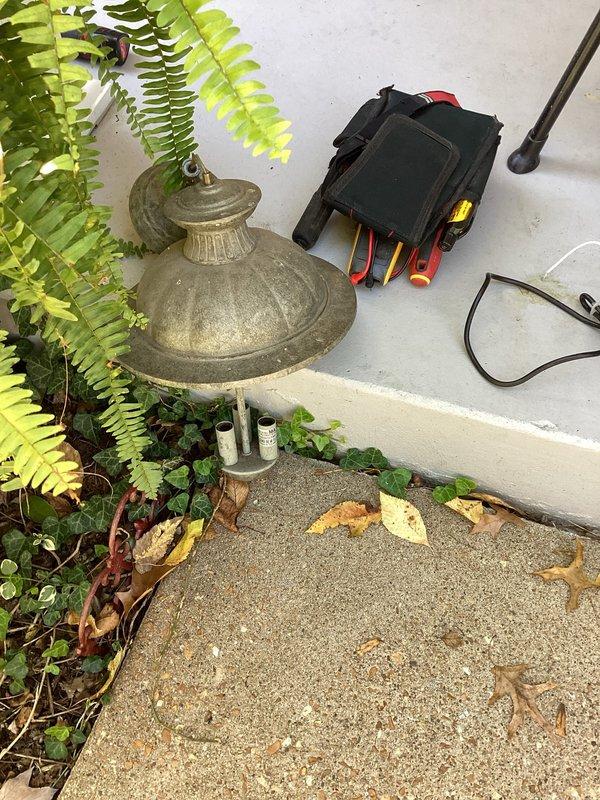 Installed a new porch light fixture at the entry, including mounting, wiring connections, and verification of proper operation. Confirmed the supply at the exterior service entrance, and tested the fixture after installation to ensure safe and reliable function.