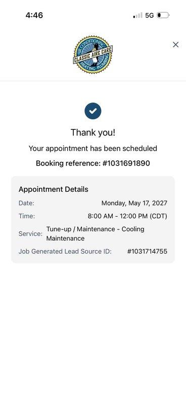 Installed a Sensi Touch 2 smart thermostat and an EIM controller as part of the sold repair. Wired and configured both components, then verified proper communication with the HVAC equipment and confirmed normal system operation in heating and cooling modes.