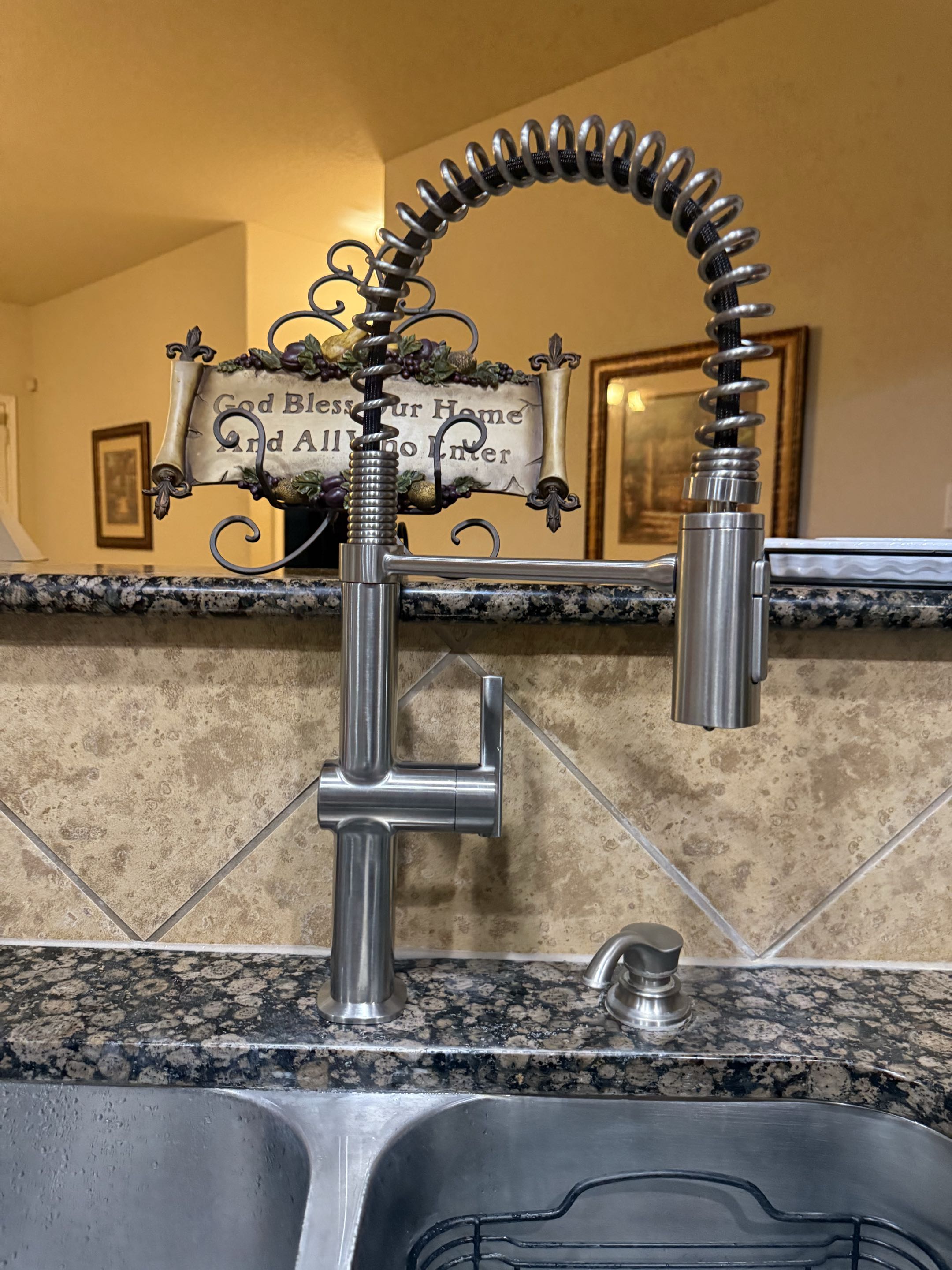 Kitchen faucet leak repair completed in San Antonio near Brandeis High School. The faucet was leaking internally, so we installed a new kitchen faucet and replaced both hot and cold shut-off valves due to age and wear. Updating all water connections helps prevent future leaks, improves reliability, and keeps the kitchen plumbing system operating efficiently.