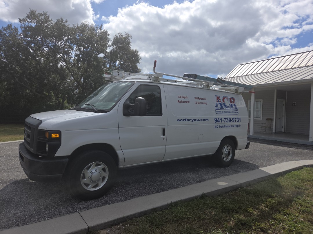Perform maintenance on Trane air conditioner. 