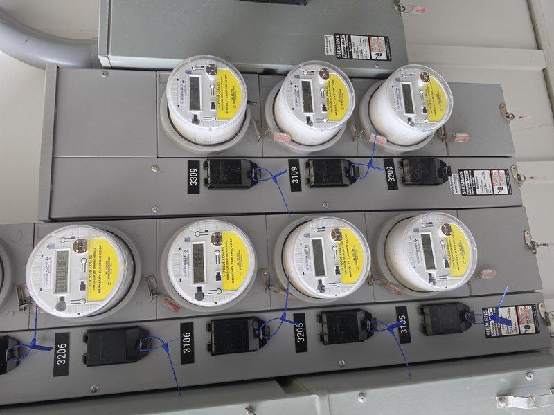 Responded to a no-power issue affecting a 230V electrical unit. Upon arrival, performed voltage testing at the electrical panel using a Klein Tools digital multimeter, which confirmed abnormal voltage readings of 123.6V at the circuit. Inspected the seven-meter electrical distribution panel serving multiple units, examining circuit breakers 3109, 3110, 3201.5, and 3216. Identified and resolved the power supply issue, restoring proper 230V service to the affected unit.