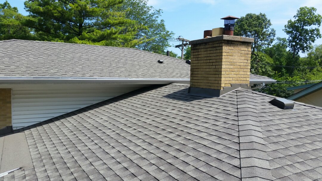 Roof installation completed. GAF Timberline Architectural shingles color: Weathered Wood Roof installation completed. GAF Timberline Architectural shingles color: Weathered Wood
